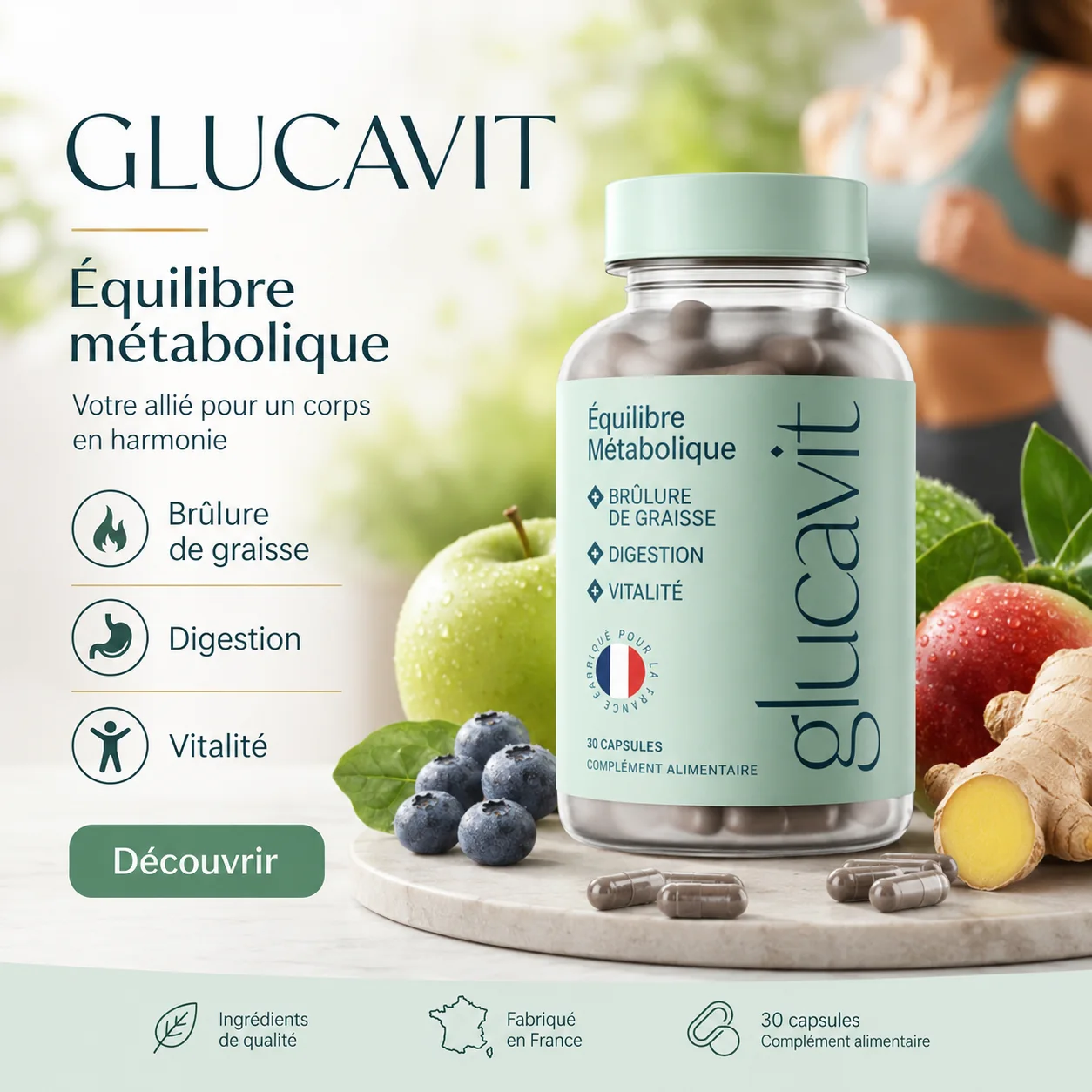 Glucavit équilibre métabolique
