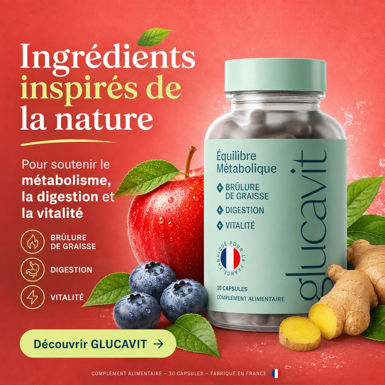Glucavit et ingrédients inspirés de la nature